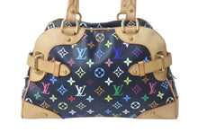 画像をギャラリービューアに読み込む, [USED/中古]LOUIS VUITTON ルイ・ヴィトン ハンドバッグ ブラック マルチカラー PVC レザー M40194 ゴールド金具 Bランク 中古 4c073943