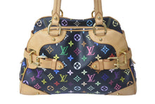 画像をギャラリービューアに読み込む, [USED/中古]LOUIS VUITTON ルイ・ヴィトン ハンドバッグ ブラック マルチカラー PVC レザー M40194 ゴールド金具 Bランク 中古 4c073943