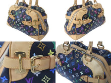 画像をギャラリービューアに読み込む, [USED/中古]LOUIS VUITTON ルイ・ヴィトン ハンドバッグ ブラック マルチカラー PVC レザー M40194 ゴールド金具 Bランク 中古 4c073943