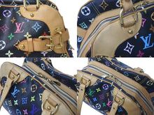 画像をギャラリービューアに読み込む, [USED/中古]LOUIS VUITTON ルイ・ヴィトン ハンドバッグ ブラック マルチカラー PVC レザー M40194 ゴールド金具 Bランク 中古 4c073943