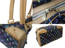 画像をギャラリービューアに読み込む, [USED/中古]LOUIS VUITTON ルイ・ヴィトン ハンドバッグ ブラック マルチカラー PVC レザー M40194 ゴールド金具 Bランク 中古 4c073943