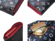 画像をギャラリービューアに読み込む, LOUIS VUITTON ルイヴィトン モノグラム マルチカラー ポルトフォイユ コアラ グルナード 三つ折り財布 M58087 美品 中古 4c073944