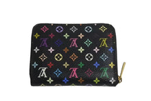 画像をギャラリービューアに読み込む, LOUIS VUITTON ルイヴィトン モノグラム マルチカラー ジッピー コインパース ヴィオレ コンパクトウォレット M60268 美品 中古 4c073945