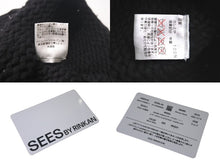 画像をギャラリービューアに読み込む, CHROME HEARTS クロムハーツ BSフレア レザーパッチ ニットキャップ ビーニー フレアボール カシミヤ ブラック 美品 中古 4c073946