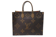 画像をギャラリービューアに読み込む, 極美品 LOUIS VUITTON ルイヴィトン オンザゴーGM トートバッグ 2WAYバッグ M44576 モノグラム ジャイアント PVC レザー 中古 4c073950
