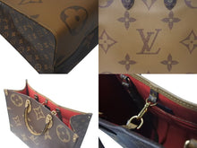 画像をギャラリービューアに読み込む, 極美品 LOUIS VUITTON ルイヴィトン オンザゴーGM トートバッグ 2WAYバッグ M44576 モノグラム ジャイアント PVC レザー 中古 4c073950
