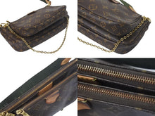 画像をギャラリービューアに読み込む, LOUIS VUITTON ルイヴィトン ショルダーバッグ ミュルティポシェットアクセソワール M44813モノグラム ブラウン 中古 4c073951