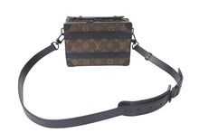 画像をギャラリービューアに読み込む, LOUIS VUITTON ルイヴィトン モノグラム マカサー ハンドル ソフトトランク ショルダーバッグ M45935 ブラック ブラウン 美品 中古 4c073952