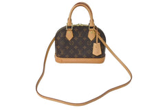 極美品 LOUIS VUITTON ルイヴィトン アルマBB ハンドバッグ M53152 ショルダー 2WAY モノグラムキャンバス PVC レザー 中古 4c073953