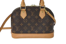 画像をギャラリービューアに読み込む, 極美品 LOUIS VUITTON ルイヴィトン アルマBB ハンドバッグ M53152 ショルダー 2WAY モノグラムキャンバス PVC レザー 中古 4c073953