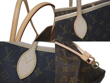 画像をギャラリービューアに読み込む, 新品同様 LOUIS VUITTON ルイヴィトン ネヴァーフルMM トートバッグ M40156 モノグラム ブラウン ゴールド金具 中古 4c073959
