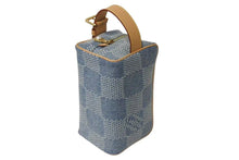 画像をギャラリービューアに読み込む, 新品同様 LOUIS VUITTON ルイヴィトン ロッカードップキット ハンドバッグ N40753 ダミエデニム ブルー ブラウン ゴールド 中古 4c073960