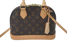 画像をギャラリービューアに読み込む, LOUIS VUITTON ルイヴィトン アルマBB 2WAYハンドバッグ 現行モデル M46990 モノグラム ゴールド金具 美品 中古 4c073963