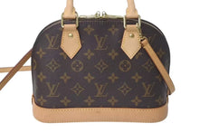 画像をギャラリービューアに読み込む, LOUIS VUITTON ルイヴィトン アルマBB 2WAYハンドバッグ 現行モデル M46990 モノグラム ゴールド金具 美品 中古 4c073963