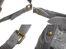 画像をギャラリービューアに読み込む, LOUIS VUITTON ルイヴィトン モノグラムデニム ネオカヴィMM 2WAYハンドバッグ M95351 ロゴ ゴールド金具 グレー 美品 中古 4c073967