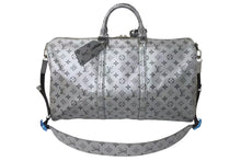 画像をギャラリービューアに読み込む, 極美品 LOUIS VUITTON ルイヴィトン キーポル バンドリエール50 ボストンバッグ M43848 モノグラム 18SS シルバー 中古 4c073978