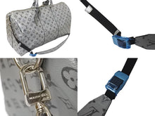 画像をギャラリービューアに読み込む, 極美品 LOUIS VUITTON ルイヴィトン キーポル バンドリエール50 ボストンバッグ M43848 モノグラム 18SS シルバー 中古 4c073978