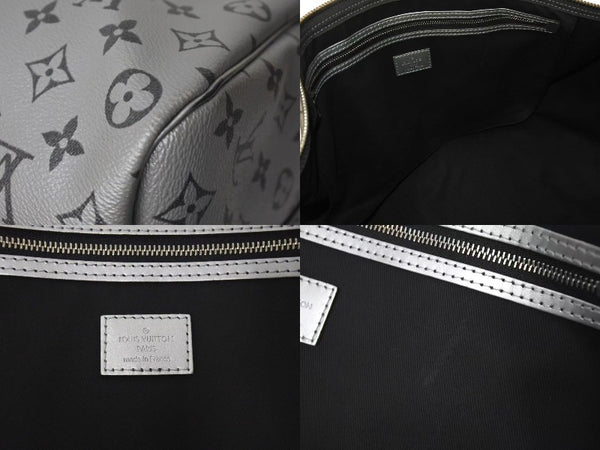 Very good condition LOUIS VUITTON Keepall Bandouliere 50 Boston bag M43848 Monogram 18SS Silver Used 4c073978