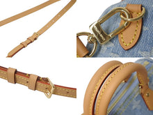 画像をギャラリービューアに読み込む, 極美品 Louis Vuitton ルイヴィトン Monogram Denim Nano Speedy モノグラム デニム ナノ スピーディ M11212 中古 4c073981