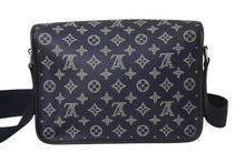 画像をギャラリービューアに読み込む, LOUIS VUITTON ルイヴィトン ショルダーバッグ サバンナPM チャップマンブラザーズ M54248 ネイビー シルバー金具 美品 中古 4c073982
