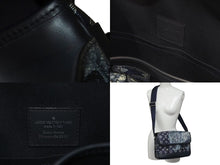 画像をギャラリービューアに読み込む, LOUIS VUITTON ルイヴィトン ショルダーバッグ サバンナPM チャップマンブラザーズ M54248 ネイビー シルバー金具 美品 中古 4c073982