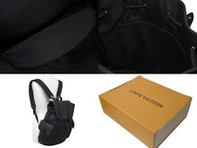 画像をギャラリービューアに読み込む, 極美品 LOUIS VUITTON ルイヴィトン トリヨンモノグラム レザー クリストファーPM M20899 ブラック 中古 4c073983