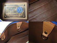 画像をギャラリービューアに読み込む, 新品未使用 LOUIS VUITTON ルイヴィトン スピーディ P9 バンドリエール 25 ボストンバッグ M24424 ブルー ホワイト 中古 4c073984