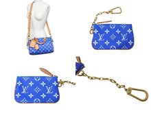 画像をギャラリービューアに読み込む, 新品未使用 LOUIS VUITTON ルイヴィトン スピーディ P9 バンドリエール 25 ボストンバッグ M24424 ブルー ホワイト 中古 4c073984