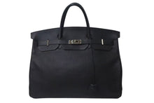 Load image into Gallery viewer, 激レア HERMES エルメス ハンドバッグ バーキン50 トゴ □K刻印 ブラック シルバー金具 美品 中古 4c073985