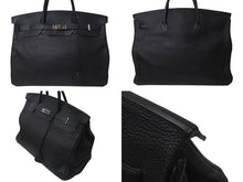 Load image into Gallery viewer, 激レア HERMES エルメス ハンドバッグ バーキン50 トゴ □K刻印 ブラック シルバー金具 美品 中古 4c073985