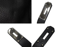Load image into Gallery viewer, 激レア HERMES エルメス ハンドバッグ バーキン50 トゴ □K刻印 ブラック シルバー金具 美品 中古 4c073985