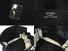 Load image into Gallery viewer, 激レア HERMES エルメス ハンドバッグ バーキン50 トゴ □K刻印 ブラック シルバー金具 美品 中古 4c073985