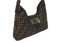 Load image into Gallery viewer, FENDI フェンディ Zucca Pattern Shoulder Bag ズッカ柄ショルダーバッグ デニム レディース 265690 美品 中古 4c073989