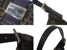 Load image into Gallery viewer, FENDI フェンディ Zucca Pattern Shoulder Bag ズッカ柄ショルダーバッグ デニム レディース 265690 美品 中古 4c073989