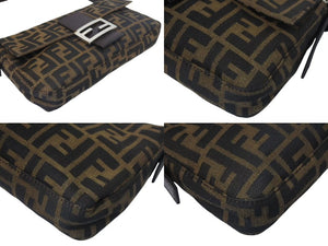 FENDI フェンディ Zucca Pattern Mamma Bucket ズッカ柄 マンマバケット ジョルダーバック 26424 美品 中古 4c073990