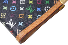 画像をギャラリービューアに読み込む, LOUIS VUITTON ルイヴィトン 手帳カバー システム手帳 アジェンダPM R20895 モノグラムマルチカラー ノワール 美品 中古 4c073993