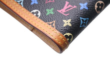 画像をギャラリービューアに読み込む, LOUIS VUITTON ルイヴィトン 手帳カバー システム手帳 アジェンダPM R20895 モノグラムマルチカラー ノワール 美品 中古 4c073993