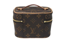 画像をギャラリービューアに読み込む, 極美品 LOUIS VUITTON ルイヴィトン ニース ナノ バニティバッグ ハンドバッグ M44936 モノグラム ブラウン 中古 4c073994