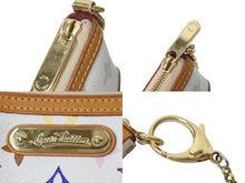 画像をギャラリービューアに読み込む, LOUIS VUITTON ルイヴィトン ポシェット ミラPM ポーチ M60098 モノグラム マルチカラー ホワイト 村上隆 ゴールド金具 美品 中古 4c073996