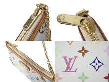 画像をギャラリービューアに読み込む, LOUIS VUITTON ルイヴィトン ポシェット ミラMM アクセサリーポーチ M60096 モノグラム マルチカラー ホワイト 美品 中古 4c073997