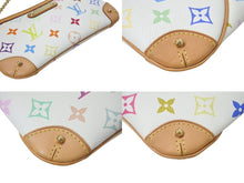 画像をギャラリービューアに読み込む, LOUIS VUITTON ルイヴィトン ポシェット ミラMM アクセサリーポーチ M60096 モノグラム マルチカラー ホワイト 美品 中古 4c073997