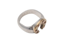 Load image into Gallery viewer, HERMES エルメス リング 指輪 ホースシュー ホールマーク K18 SV925 ヴィンテージ 8号 美品 中古 4c073998