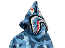 画像をギャラリービューアに読み込む, A Bathing Ape アベイシングエイプ Honeycomb Camo Shark Full Zip Hoodie ハニーコンボ カモ シャーク フル ジップ フーディ M 美品 中古 4c074021