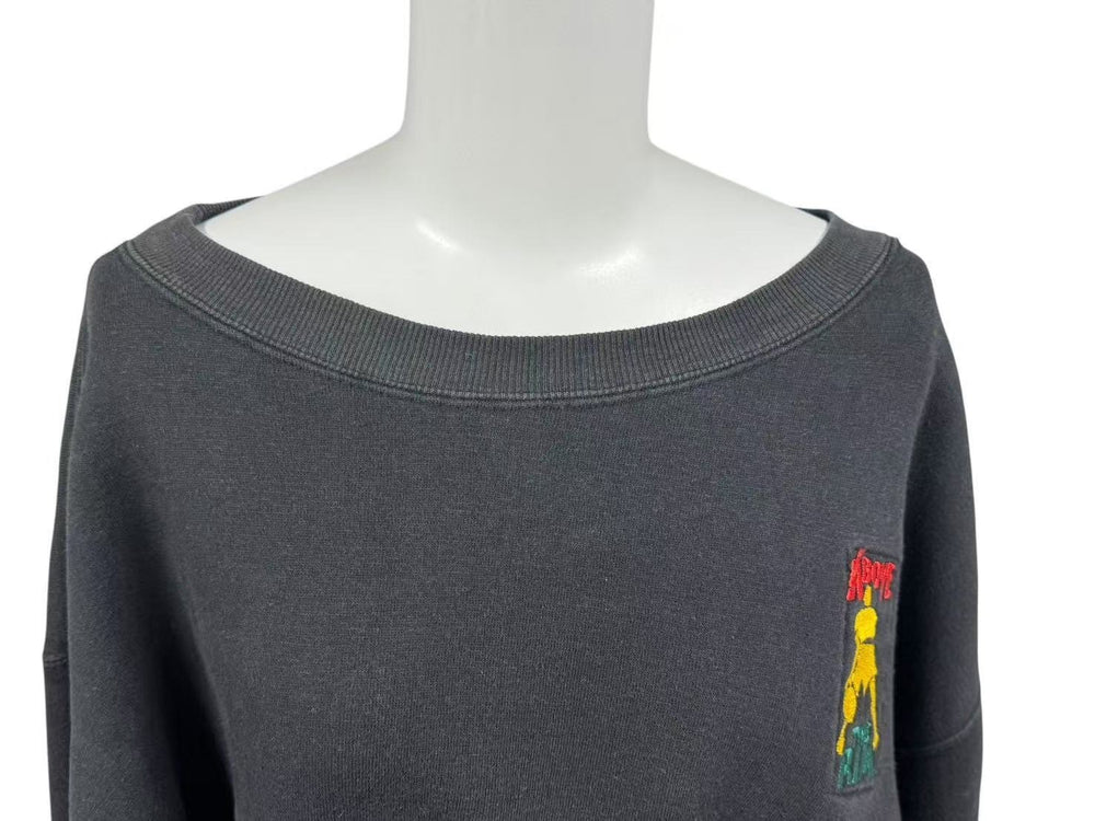 RSVP Vintage Nike Trainer Sweatshirt A1037 Black Yellow Green L Good Condition Used 4c074032