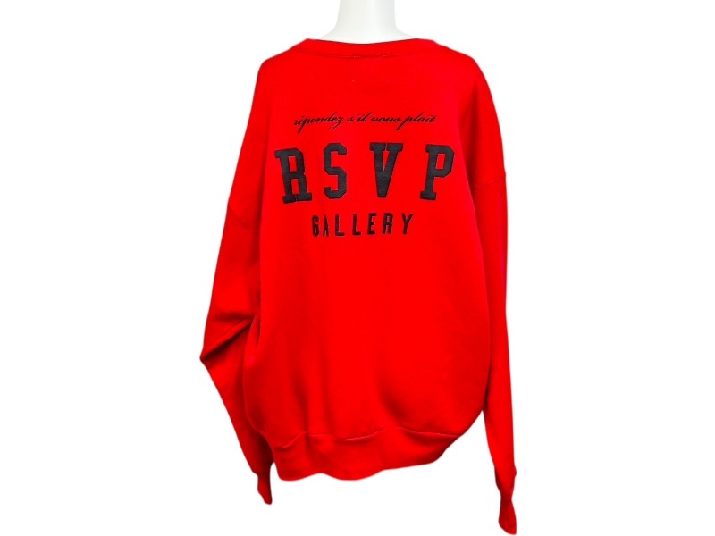RSVP Vintage Nike Trainer Sweatshirt A1035 Red Black Size L Good Condition Used 4c074034