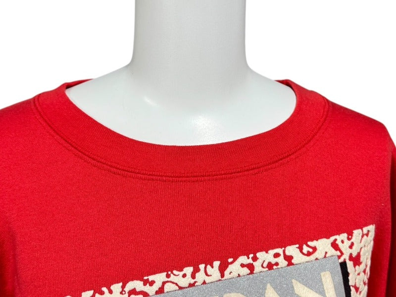 RSVP Vintage Nike Trainer Sweatshirt A1035 Red Black Size L Good Condition Used 4c074034