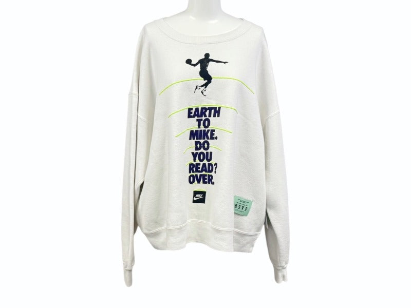 RSVP RSVP Vintage Nike Trainer Sweatshirt A1035 White Black Size L Good Condition Used 4c074040