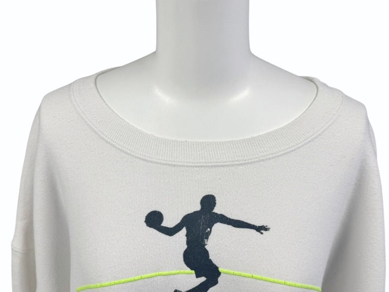 RSVP RSVP Vintage Nike Trainer Sweatshirt A1035 White Black Size L Good Condition Used 4c074040