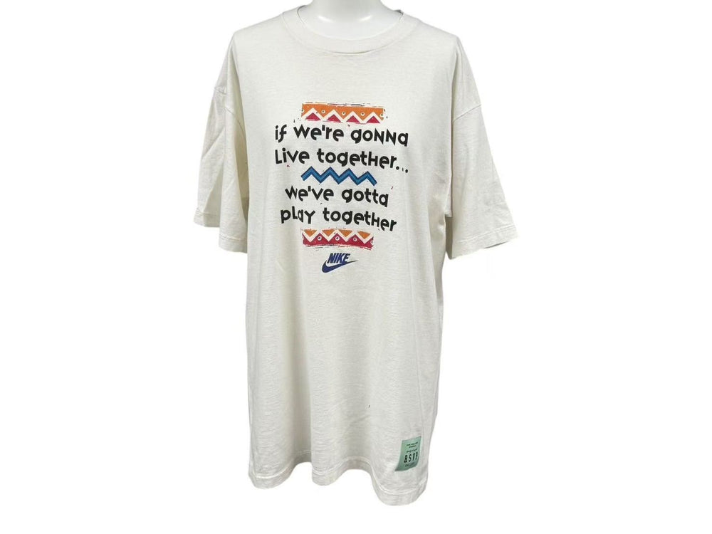 RSVP RSVP VINTAGE Vintage 90's NIKE Nike T-shirt A1036 Size M Print White Good Condition Used 4c074083