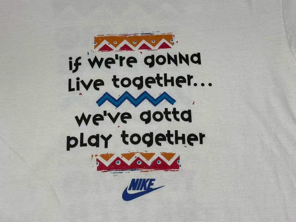 RSVP RSVP VINTAGE Vintage 90's NIKE Nike T-shirt A1036 Size M Print White Good Condition Used 4c074083